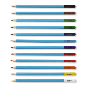 REEVES 12 ASST.W/COL PENCILS