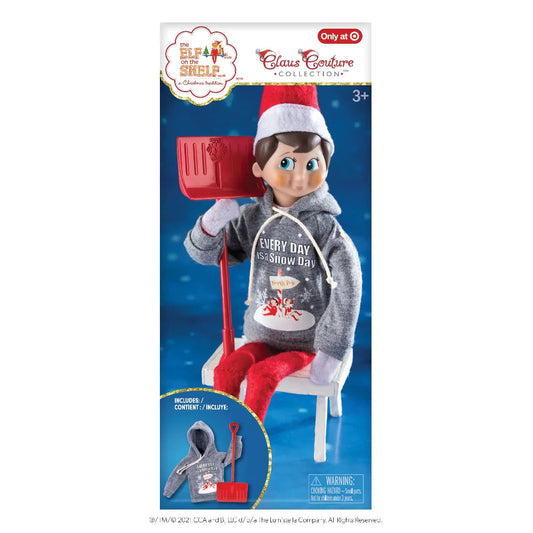 Elf on the Shelf Claus Couture Snow Day Shovel ’n’ Play