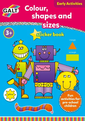 GALT Sticker Book - Colour, Shapes and Sizes