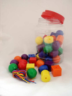 Giant Beads + Laces (48pce)