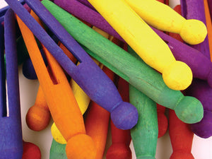 Coloured Dollypegs (10)