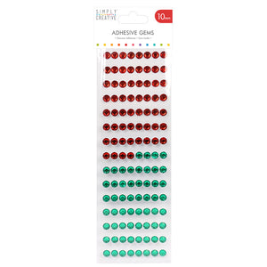 SC 10mm Gems - 180Pk Red/Green