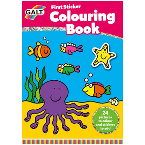 GALT First Sticker and Colouring Book