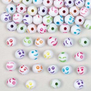 Funny Face Beads (Pack of 300)
