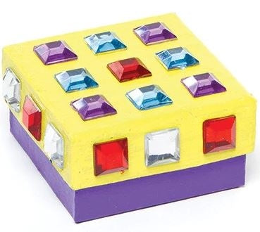 Square Self-Adhesive Acrylic Jewels (Pack of 240)