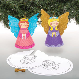 Angel Colour-in Cone Decorations (Pack of 10)