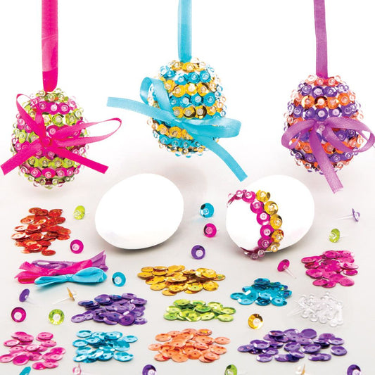 Easter Egg Sequin Kits (Pack of 3)