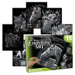 Pbn  Silver Engraving Art Box Set