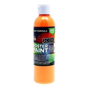 Icon 300ml Fluor Fizzy Orange Poster Paint