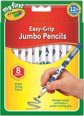 Crayola My First Jumbo 8 Decorated Pencils
