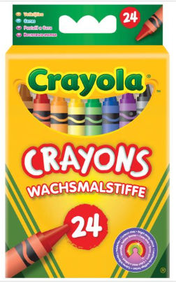 Crayola Eco Crayons - 24 Assorted Colours