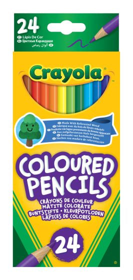 Crayola Coloured Pencils - Eco (24 Pack)