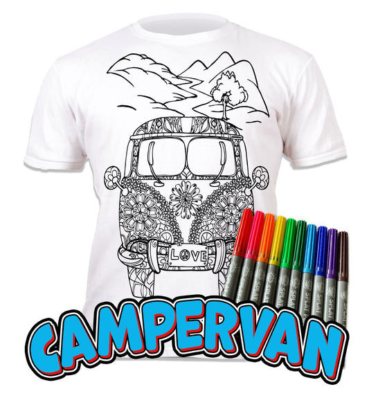 PYO T-Shirt Campervan age 7-8yrs
