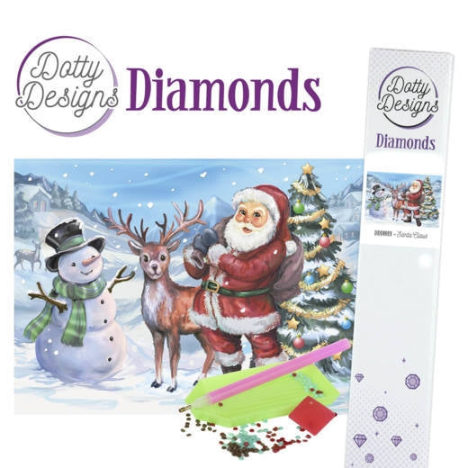 Dotty Designs Diamonds - Santa claus