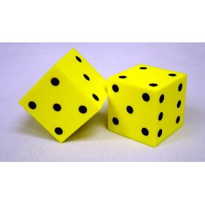 Foam Dice 12X12Cm (2 Pk)