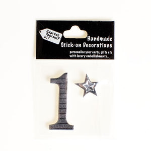 MINI TOPPERS-SILVER NO.1