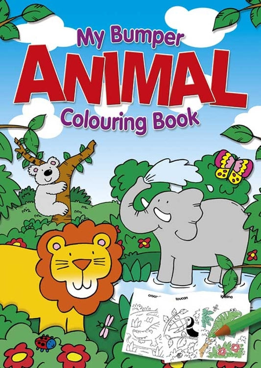 BUMPER ANIMALS COLOURING BOOK