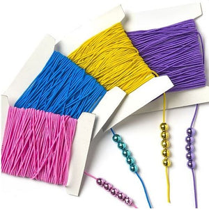 Coloured Elastic (4 x 10m reels)
