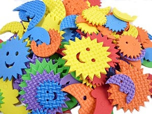Foam Shapes-Sun + Moon(90)