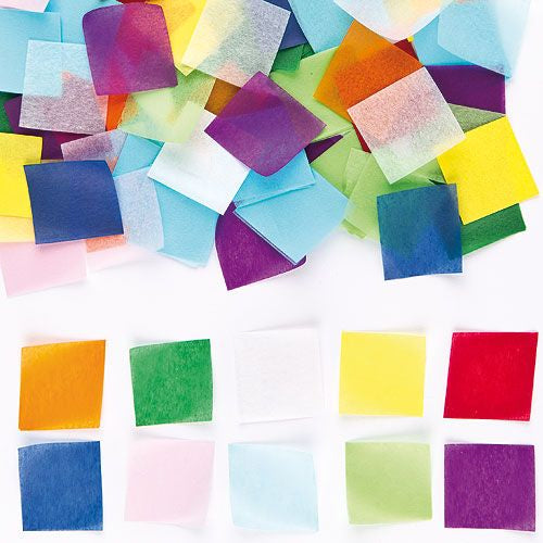 Coloured Mini Tissue Squares (Pack of 4000)