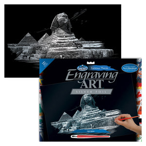 Engraving Art Famous Places Foil Sphinx