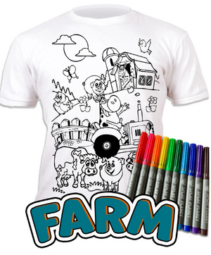 PYO T-Shirt Farm age 3-4yrs