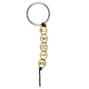 GOLD & SILVER ALPHABET BEADS PK.400