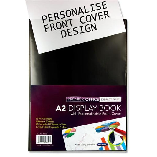 Premier A2 Presentation Display Bk 40 Pocket