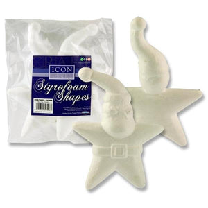 POLYSTYRENE STAR MAN & SANTA