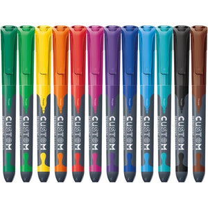 Pkt.12 Permanent Fabric Markers