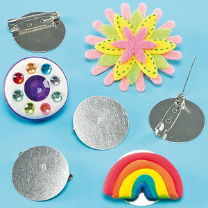 METAL BADGE BACKS PK.20