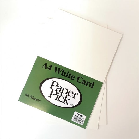 A4 Paper White Card 50 Sheets