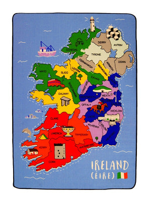 Map of Ireland Play Mat 200x140cm