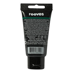 REEVES 75ML ACRYLIC BLACK