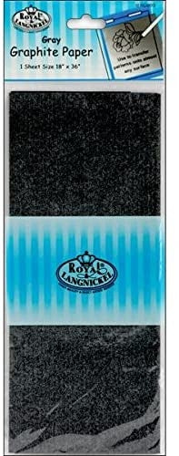 Grey Graphite Paper 18 X 36 Inch