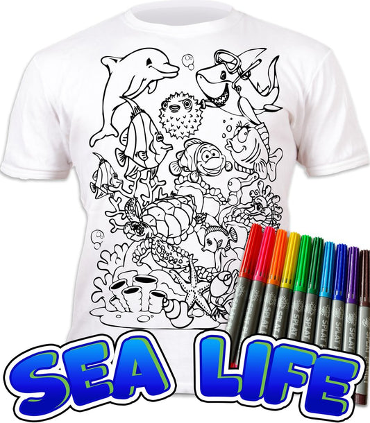 PYO T-Shirt Sealife age 5-6yrs
