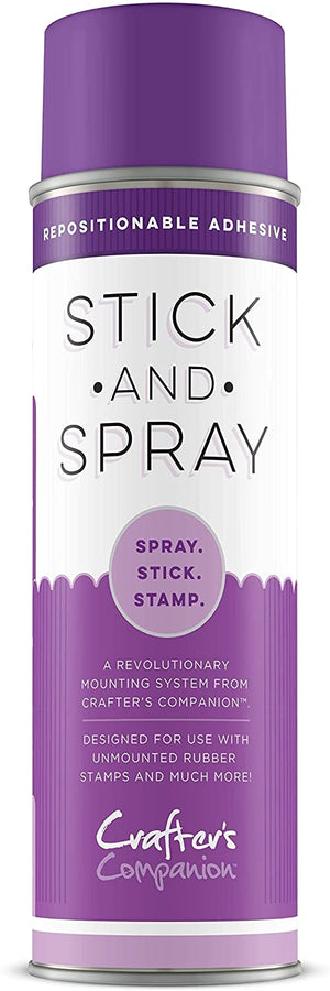 Stick & Spray - Unmounted stamp adhesive
