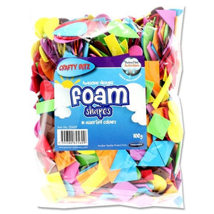 100g Bag Assd Foam Shapes