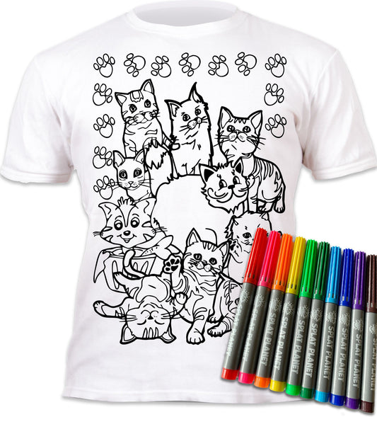 PYO T-Shirt Cat age 7-8yrs