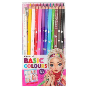 TOPModel Basic Colouring Pencil Set - 12 Colours