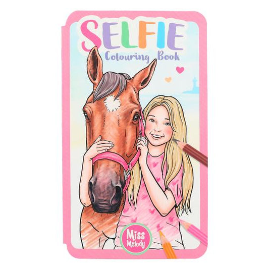 Miss Melody - Selfie Colouring Book 