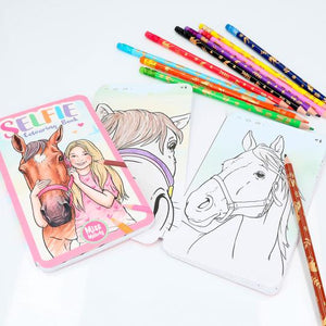 Miss Melody - Selfie Colouring Book 