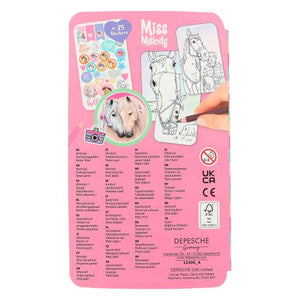 Miss Melody - Selfie Colouring Book 