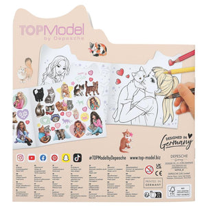 TOPModel Kitty Colouring Book Figural  KITTY