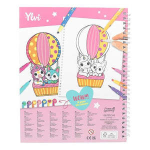 Ylvi Colouring Book and Pen Set