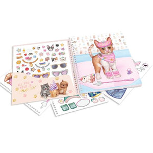 TOPModel Stickerbook - Dress Me Up KITTY