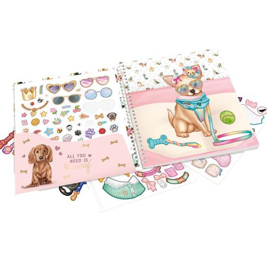 TOPModel Stickerbook -  Dress Me Up DOGGY