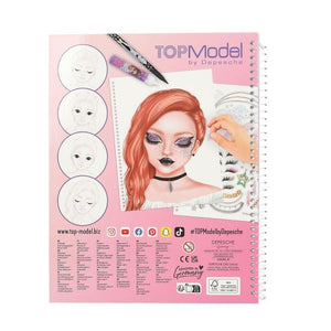 TOPModel Colouring Book - Make-Up
