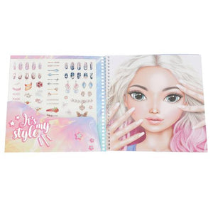 TOPModel Sticker Book - Dress Me Up Face