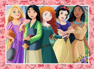 Disney Princess Jigsaw Puzzles 4 In A Box